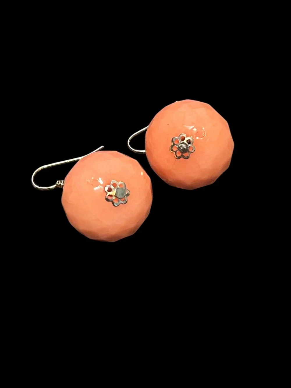 Vintage Coral/Turquoise Beaded Necklace with Matching Earrings